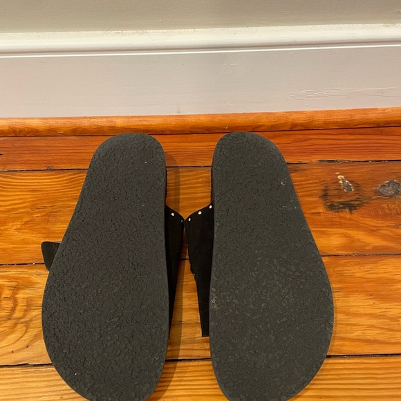 Zara Black Slides with Gold Studs - Picture 5 of 5